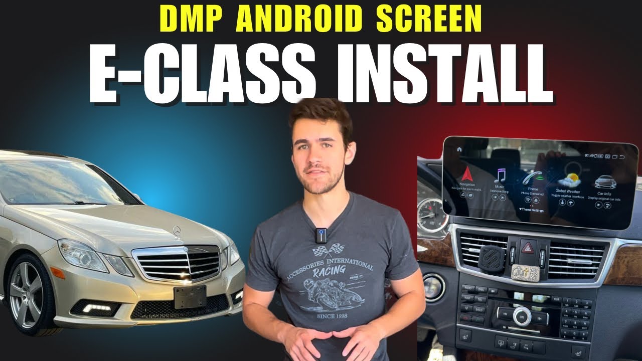 Установка Android-экрана | Mercedes E-класса (W212) | E350 E220 E63 E250