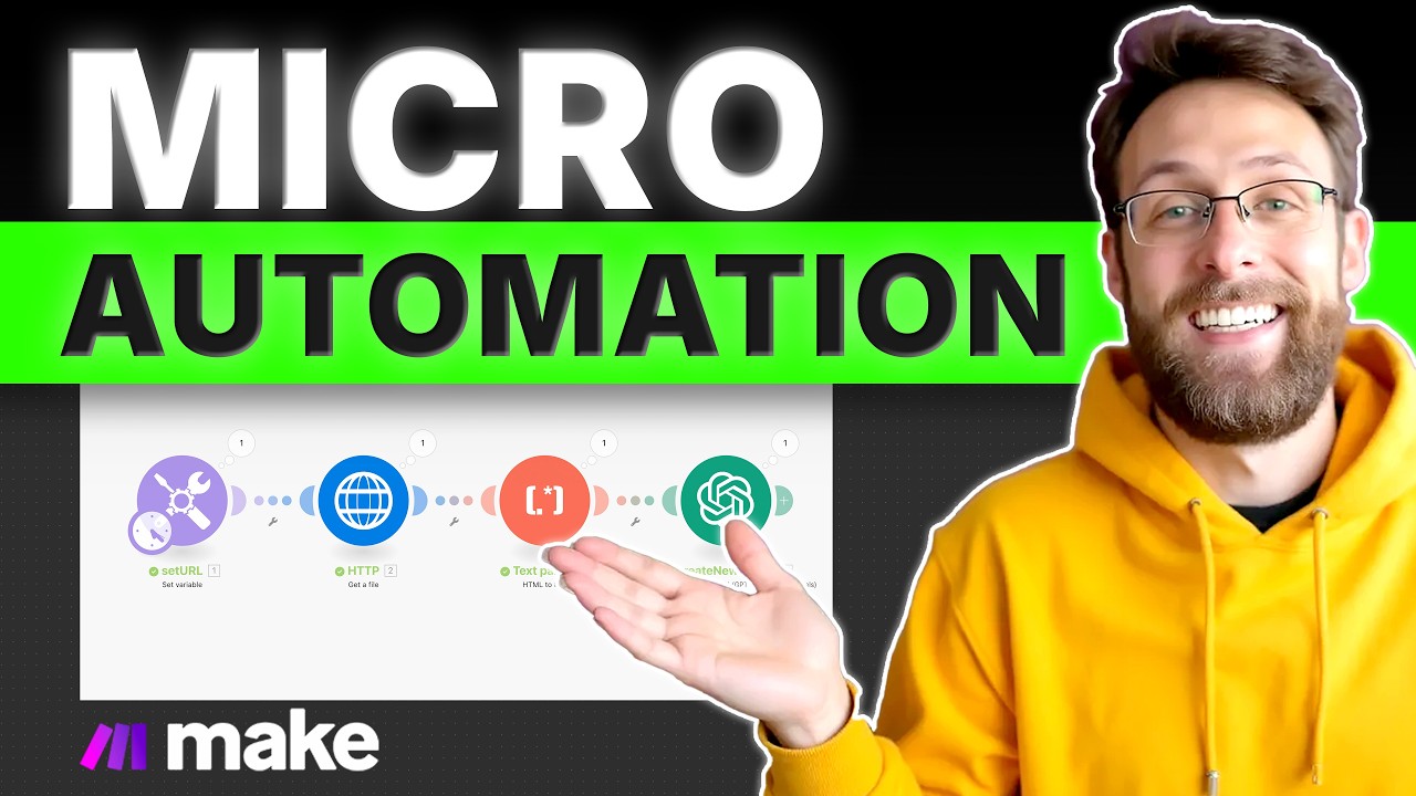 How to automate a newsletter INSTANTLY! (beginner make.com tutorial)