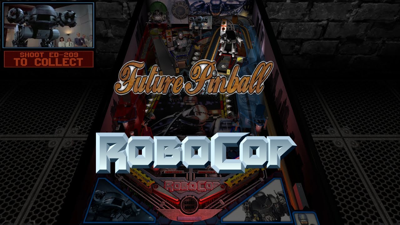 Future Pinball | Robocop: Dead Or Alive Edition - Failed To Comply! (Quick Play Test Showing ED-209)