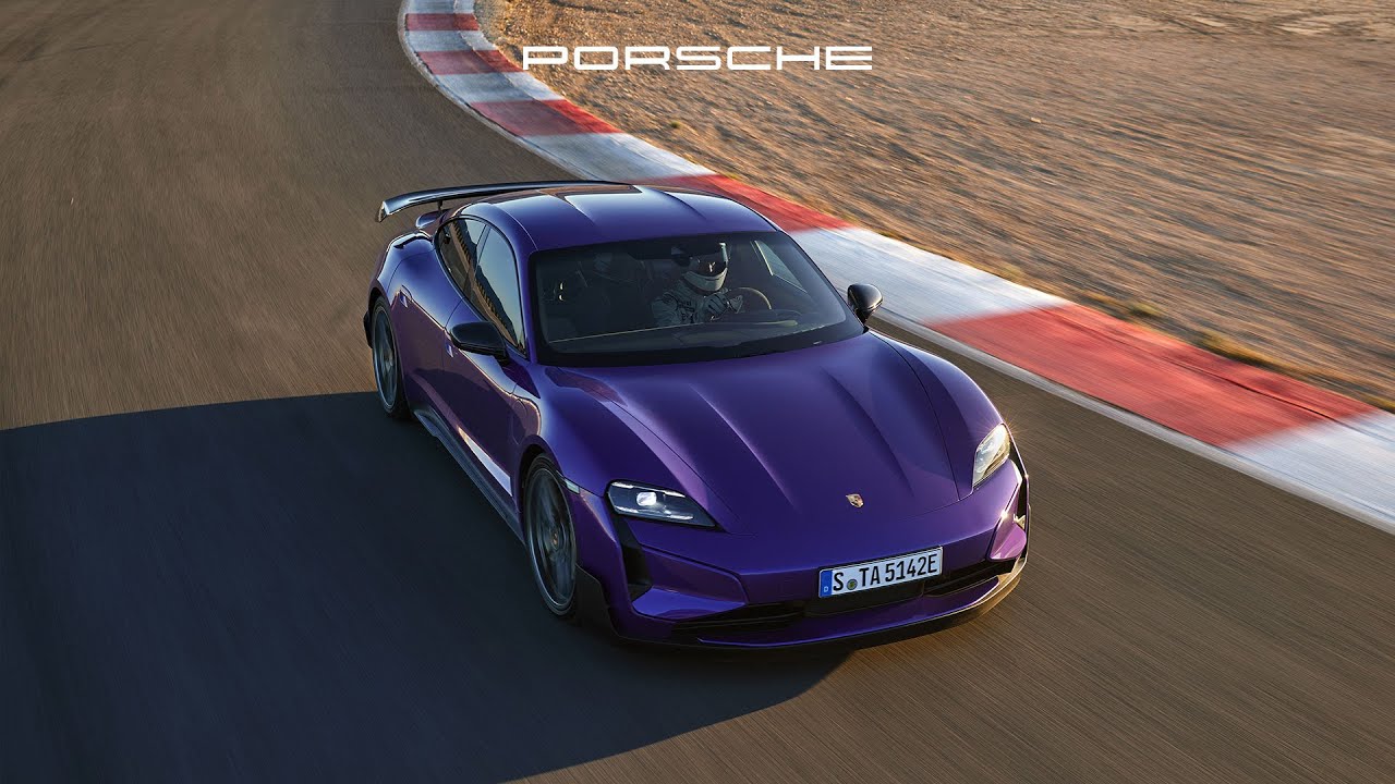 Strap in for a class record lap of the Nürburgring Nordschleife in a Taycan Turbo GT