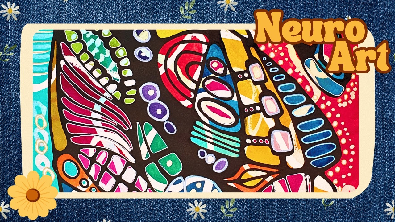 Abstract to Alive - Neurographic Art Drawing & Coloring (No Talking) | Relax & Create