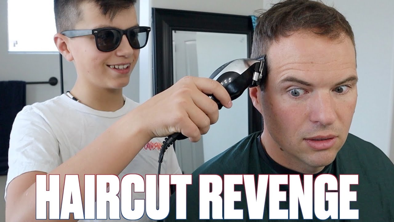ULTIMATE HAIRCUT PRANK REVENGE | LETTING KIDS CUT MY HAIR HOWEVER THEY WANT BEFORE FAMILY PICTURES