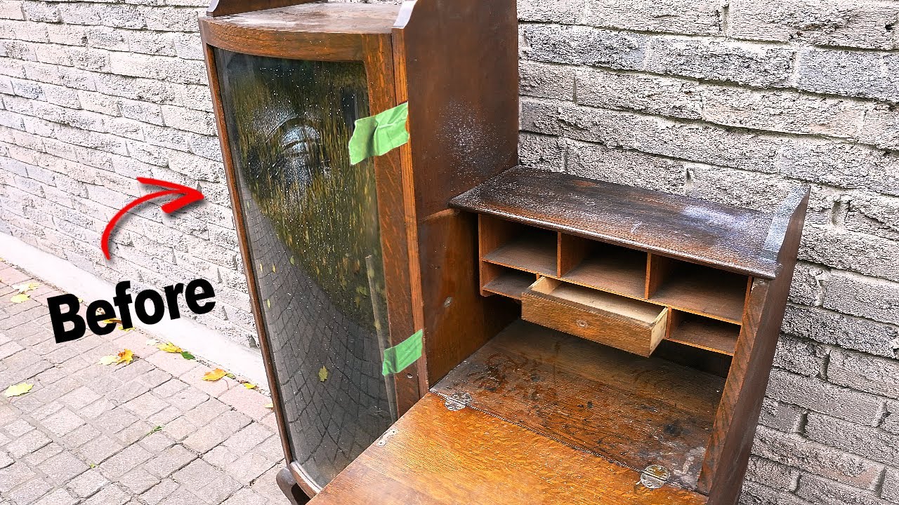Antique Desk Restoration... my BIGGEST mistake