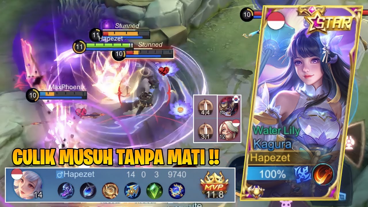 Kagura Best Positioning! Begini Culik Musuh Benar Saat Lagi War | Mobile Legends