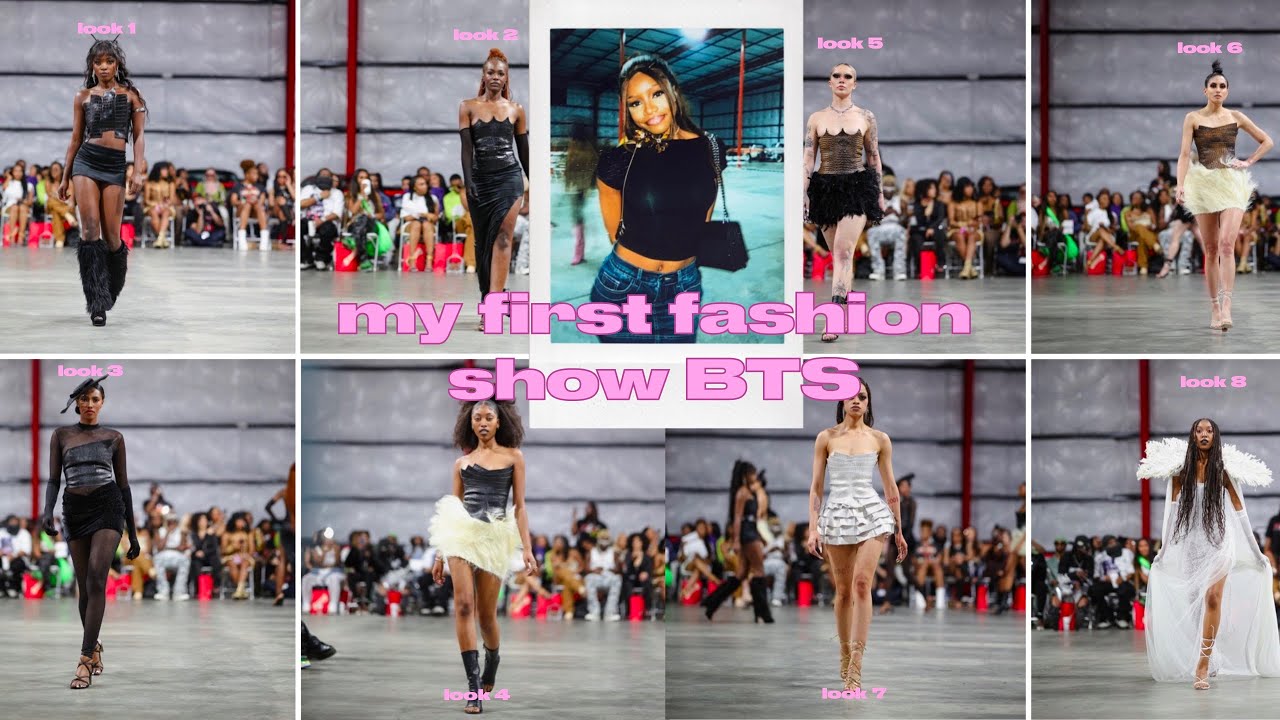 i had my first fashion show! here's the BTS