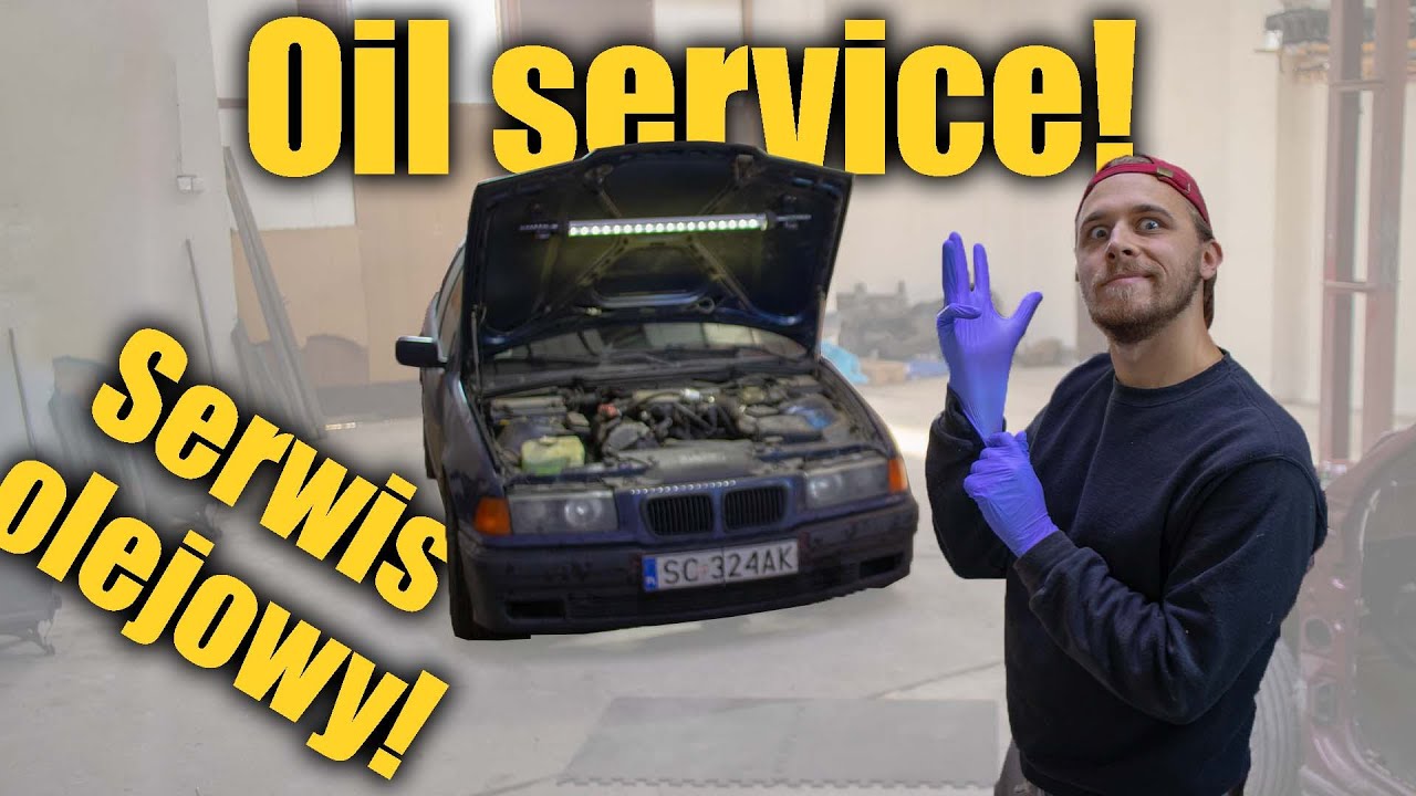 Sealing the engine attempt and oil service - BMW e36 touring 316i M43B16