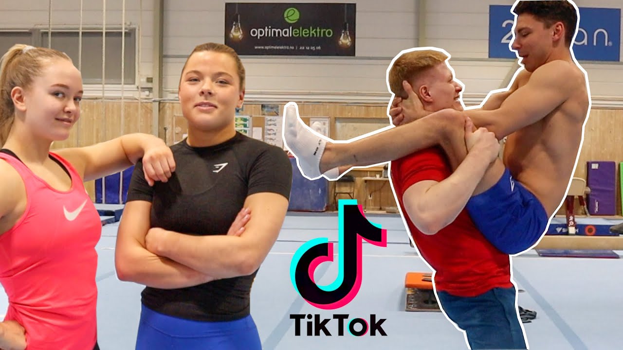 Prøver VIRALE TIKTOK challenges + Maria tisser på seg