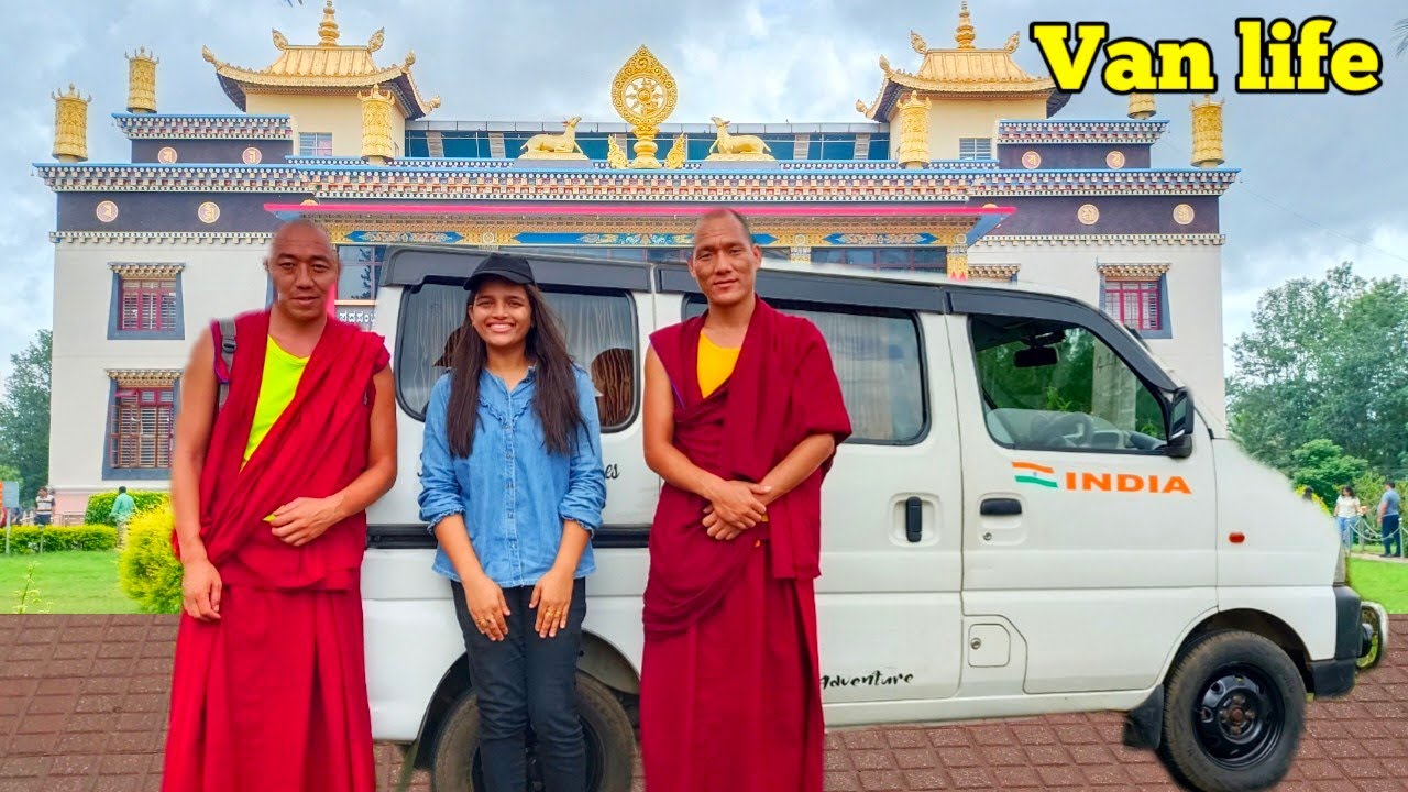Tibetan colony || Golden temple || Buddhist monastery || Karnataka || Van life