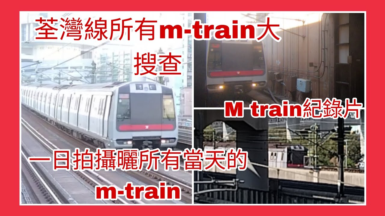 荃灣線所有M-train大搜查|  一日内拍攝所有M train | M train紀錄片