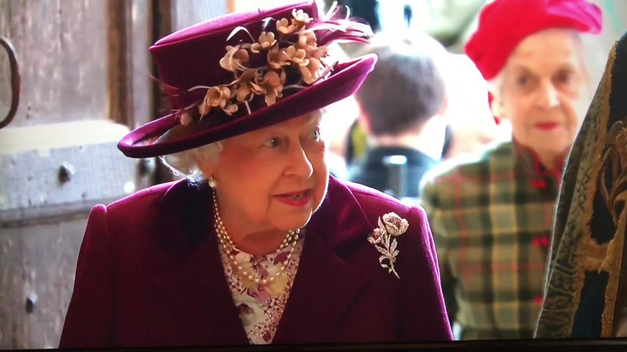 HM The Queen Arriving At Westminster Abbey - Commonwealth Day 2018