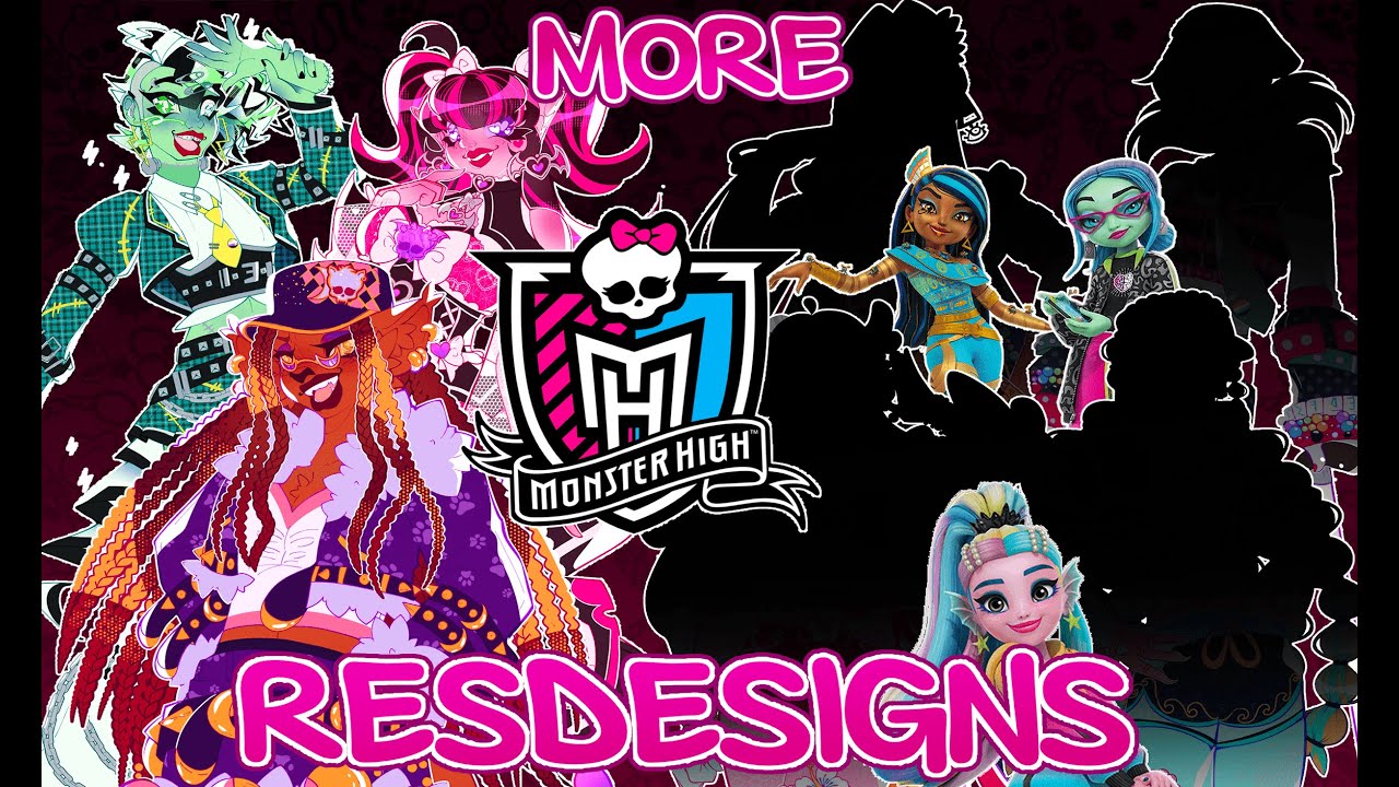 Переделываем БОЛЬШЕ персонажей Monster High из-за веб-сериала :D