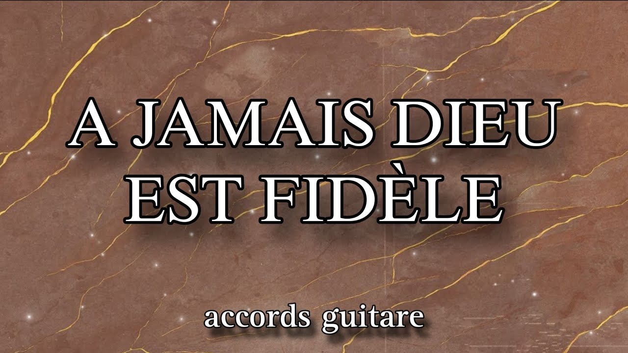 A JAMAIS DIEU EST FIDÈLE ❤️ (Offrons au Seigneur) [Cantique Guitare] 