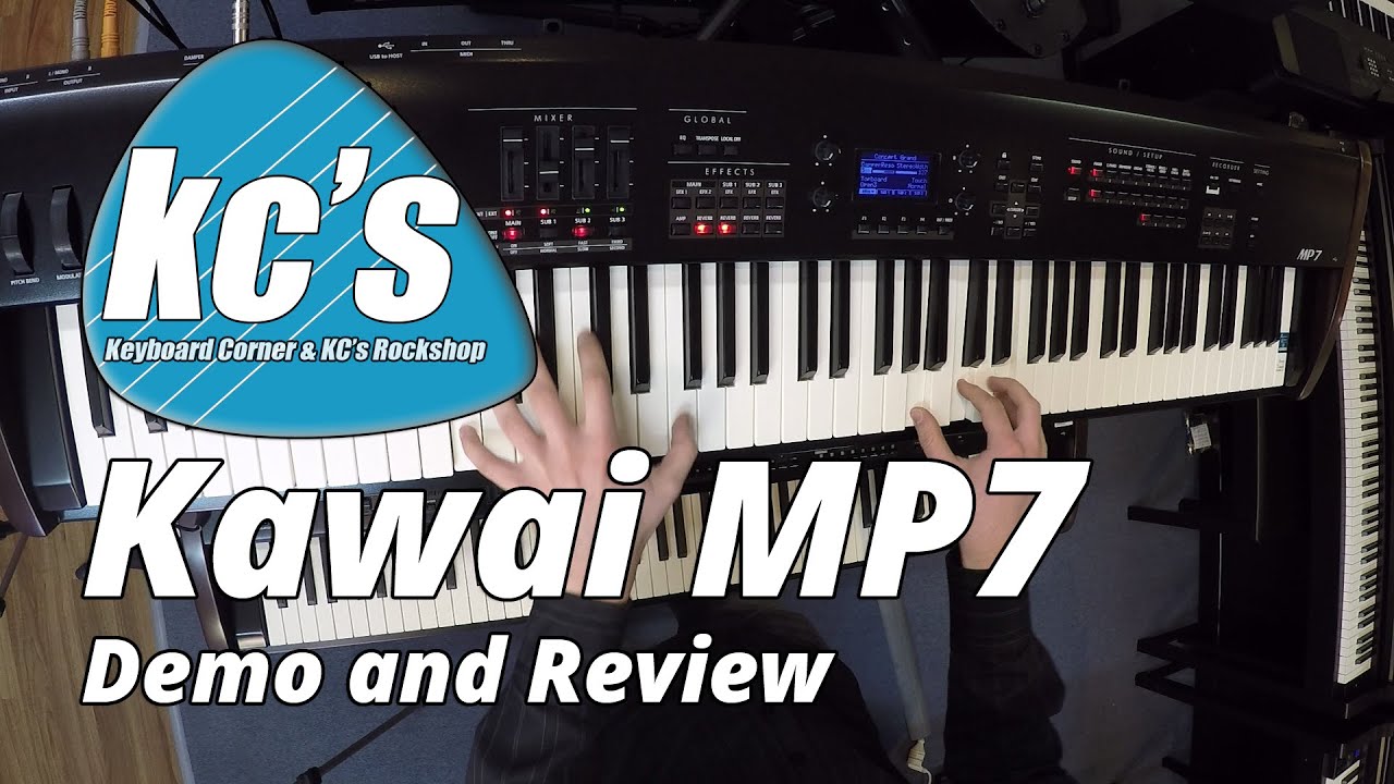 Kawai MP7 - Demo and Review - Sounds, Setups and Mixer Control