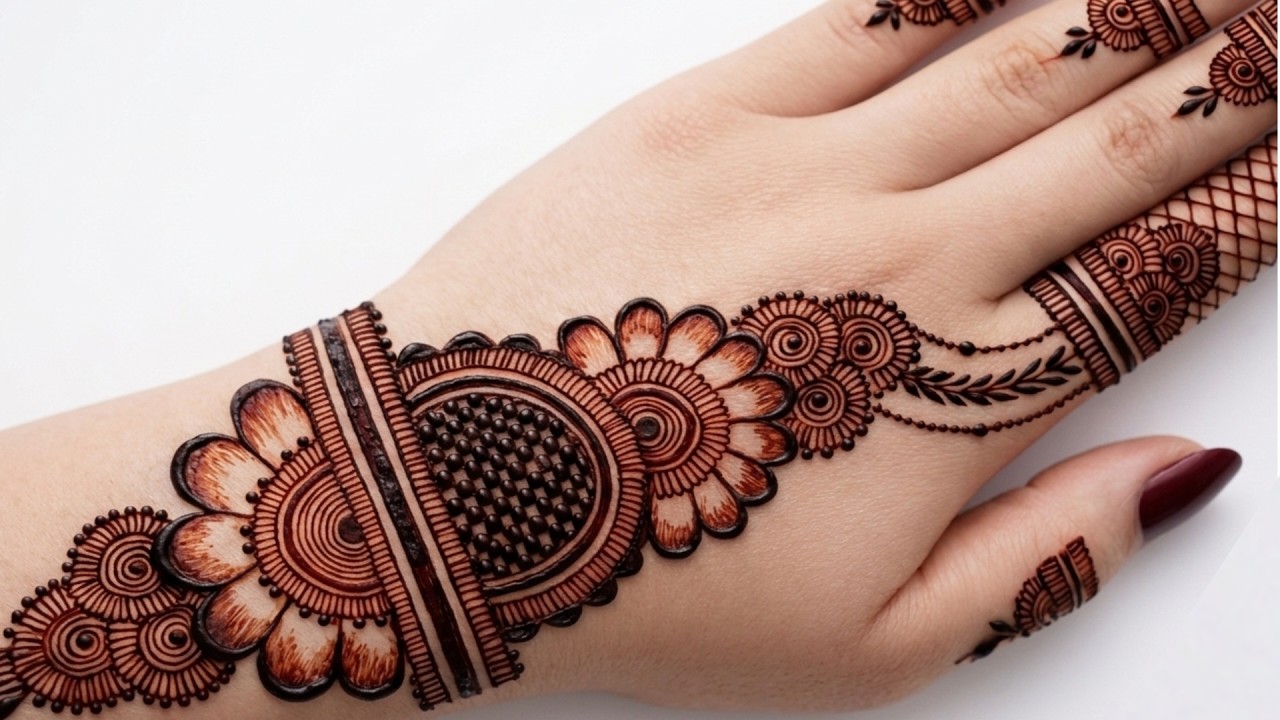 Latest Arabic Mehndi Design 2026 | Easy & Beautiful Bridal Henna Design for Hands | Stylish Mehndi