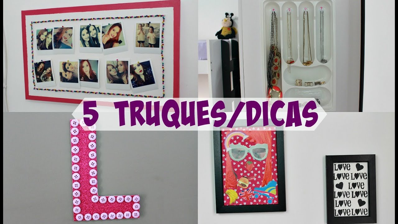 5 TRUQUES/DICAS PARA DECORAR O QUARTO - Sisters Lellis