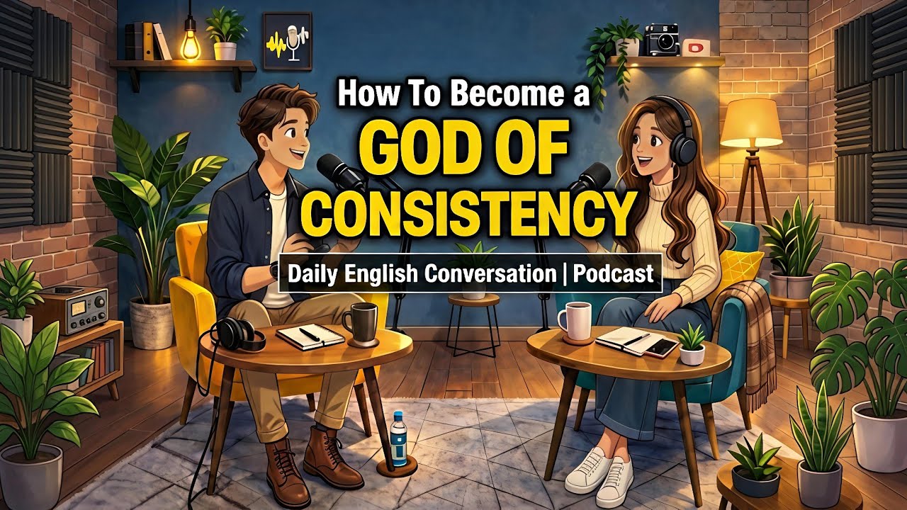 How To Become a God of Consistency | Daily English Conversation | Podcast