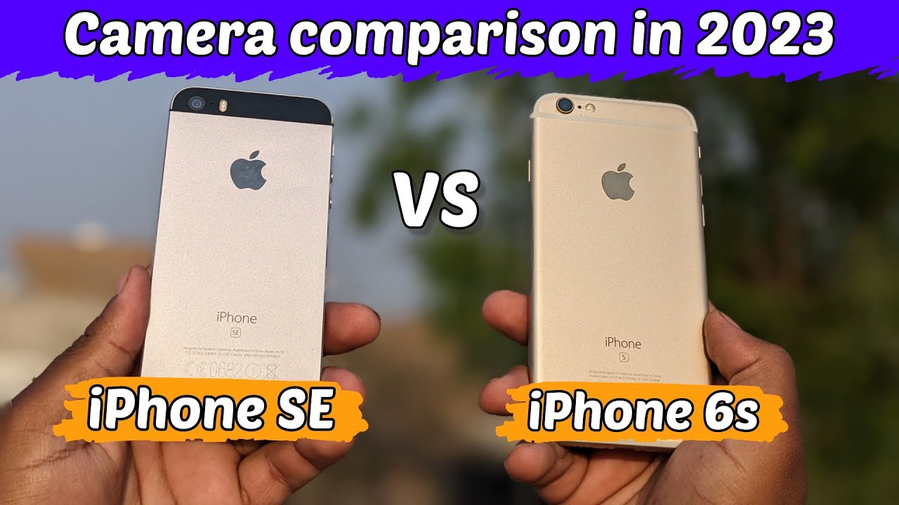 iPhone SE VS iPhone 6s  Camera Comparison in 2023🔥| Detailed Camera Test in Hindi ⚡