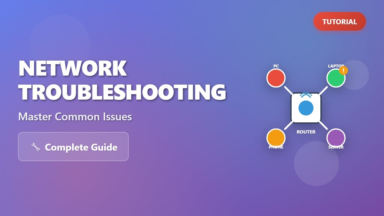 Network Troubleshooting for Beginners: Fix Common Network Issues FAST!