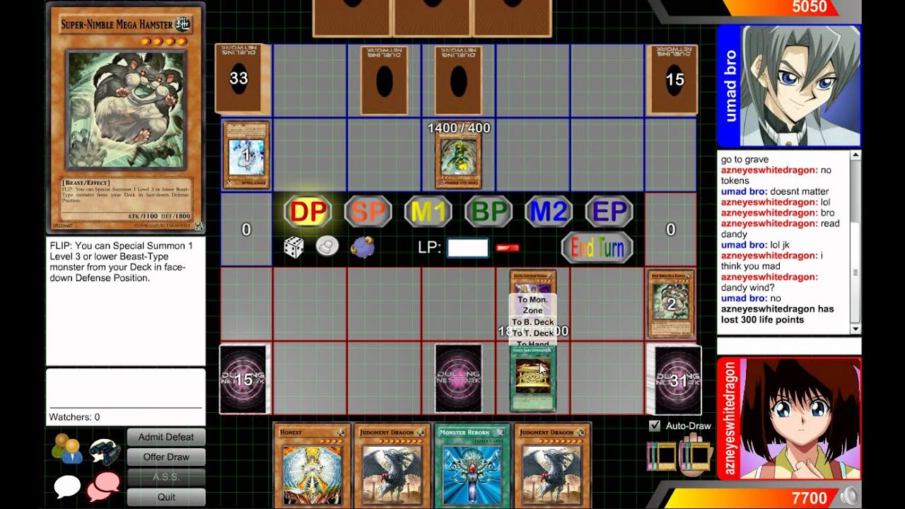 No Skill Lightsworn Vs Birdman Plants (dual commentary) (The Dueling network Sept 8 2011)