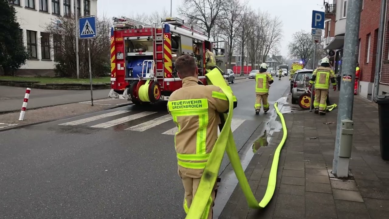 Feuer in  Grundschule in Grevenbroich 29.1.26