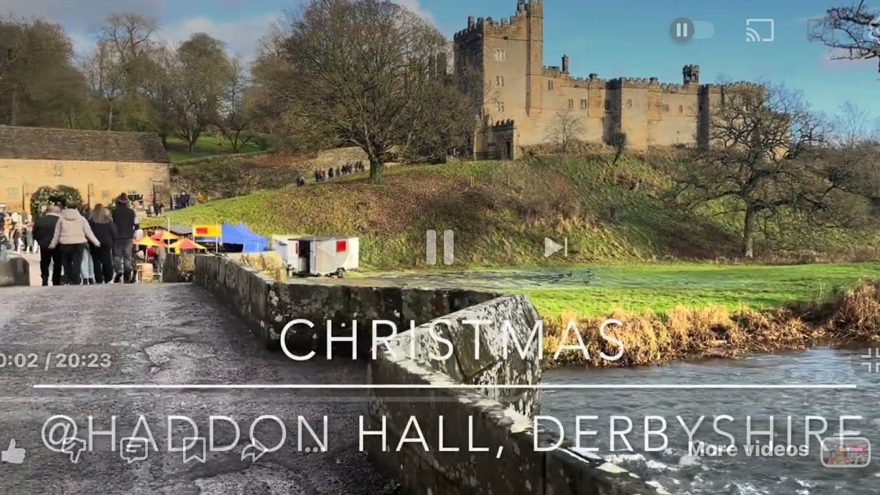 CHRISTMAS at Haddon Hall, Derbyshire