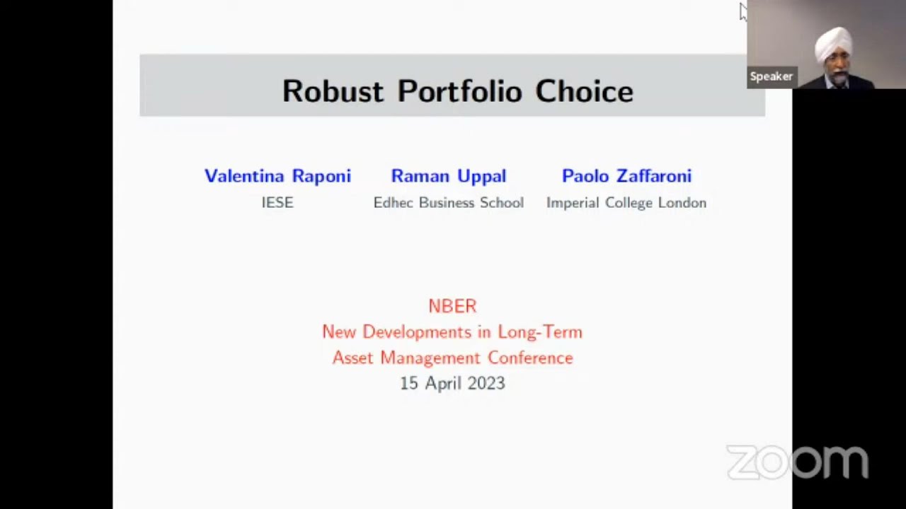 2023,  Long-Term Asset Management, Raman Uppal, 