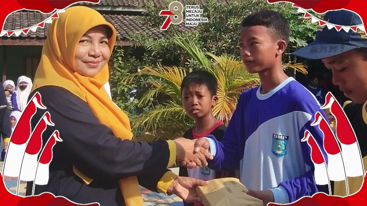 Karnaval Budaya SMP Negeri 1 Wonosari Klaten HUT RI ke 78