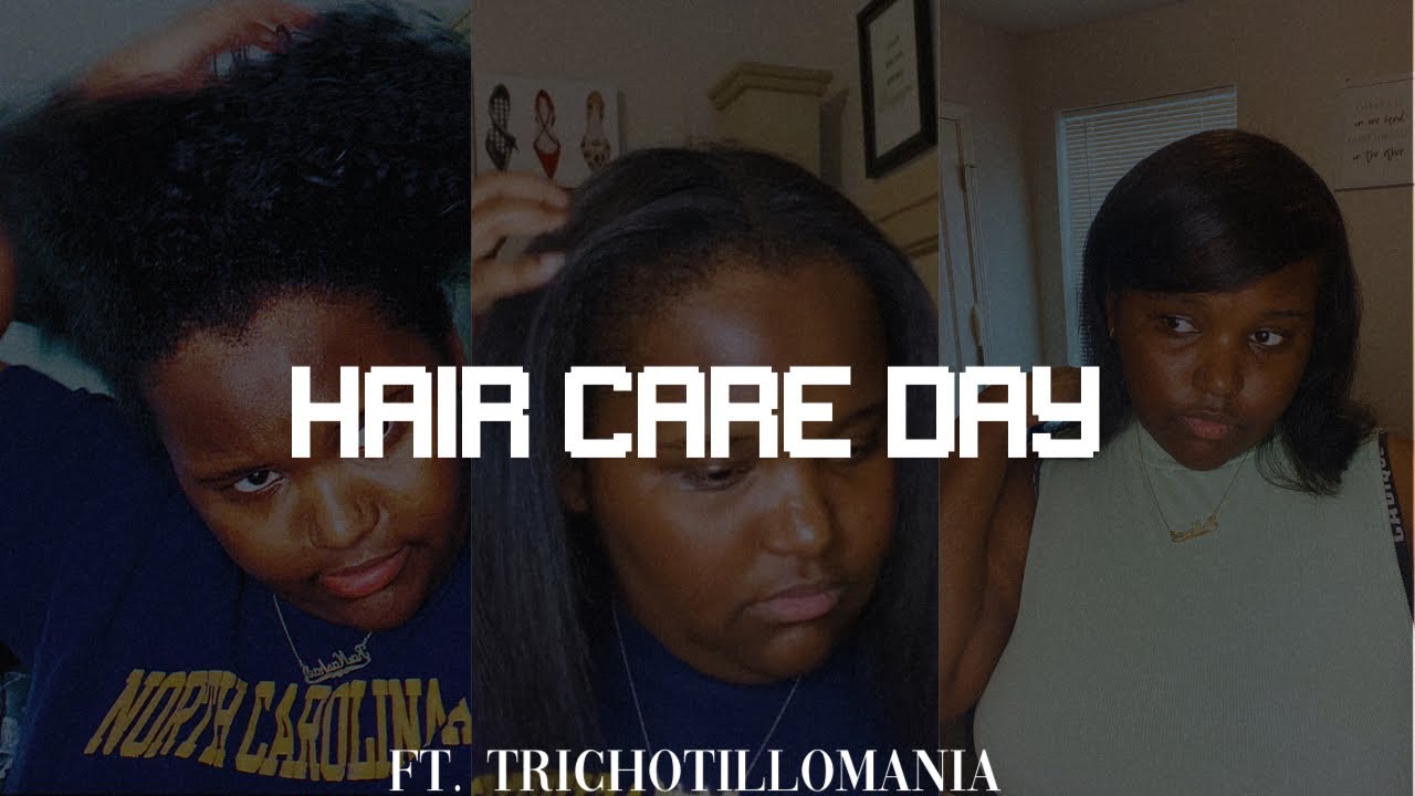 a black girl hair journey (ft. trichotillomania