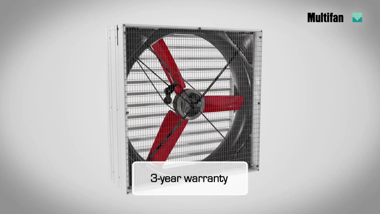 Multifan Galvanized Box Fan
