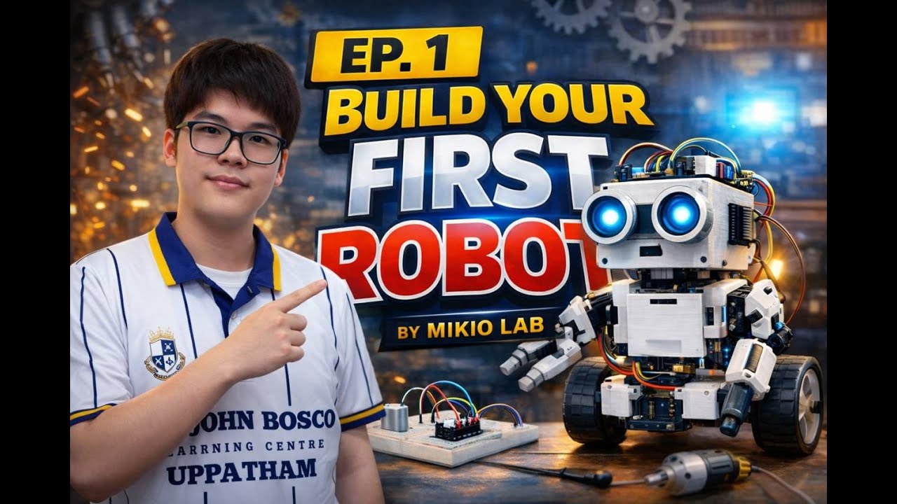 BUILD  YOUR  FIRST  ROBOT - EP.1