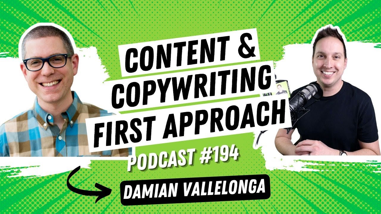 How to Do Copywriting First Web Design with Damian Vallelonga