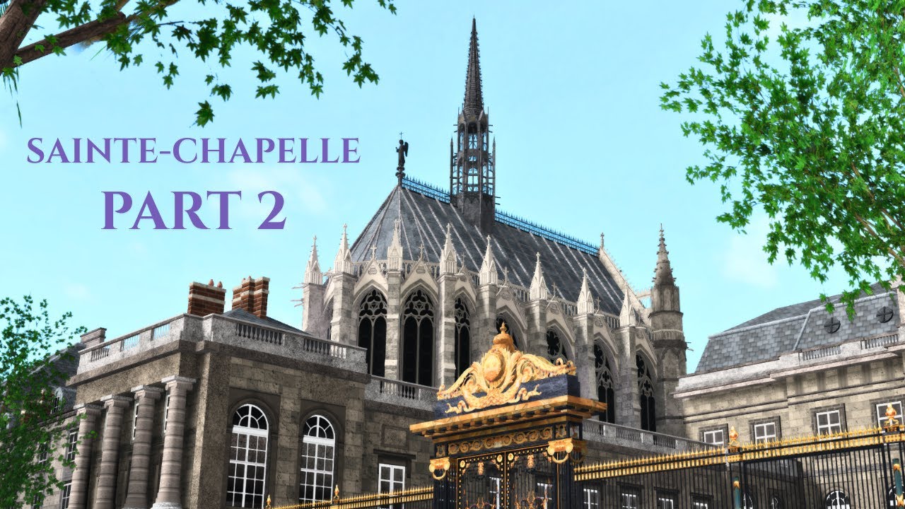 BLOXBURG Sainte-Chapelle Speedbuild Part 2