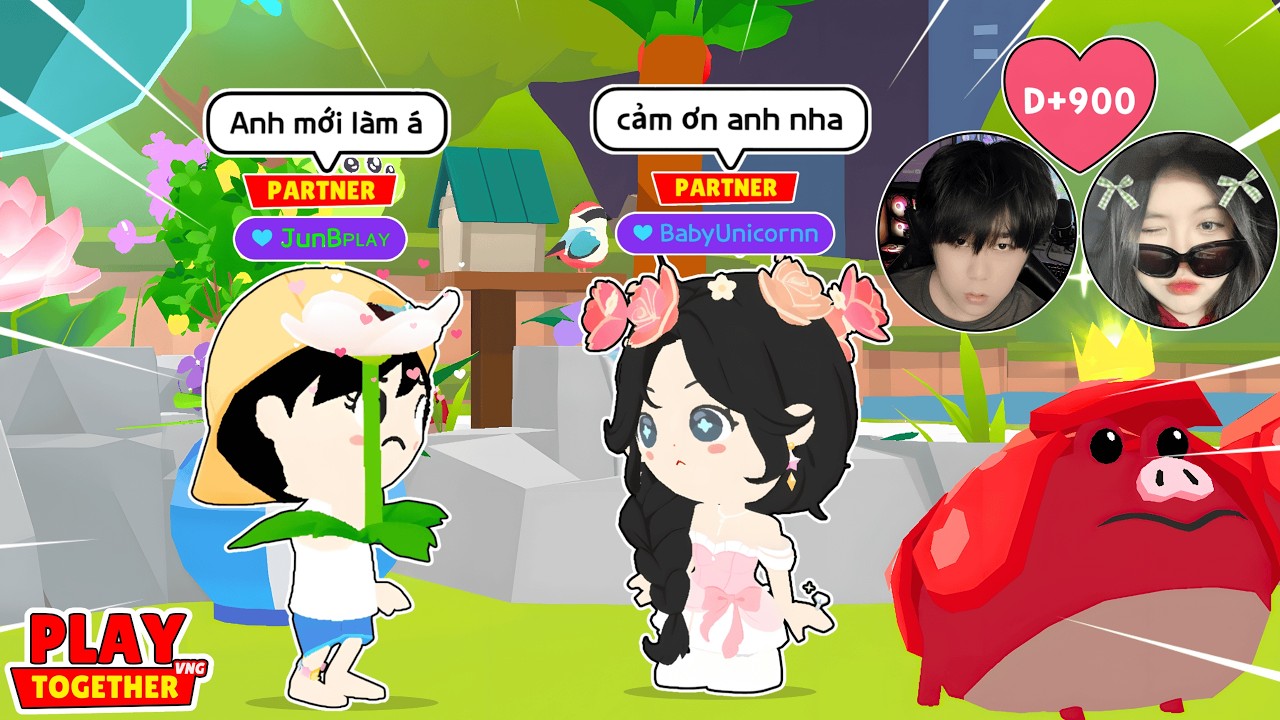 Play Together | Mình Đã Khiến Uni Cảm Động Khi Bí Mật Xây Khu Vườn Nhà Mới