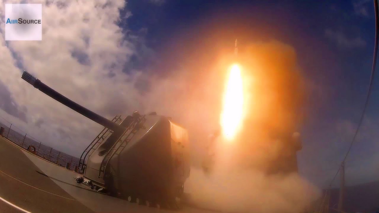 Japan Self-Defense Force - JS Kirishima Missile Launch