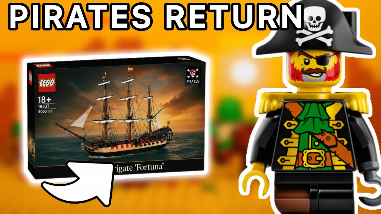 PIRATES Return In LEGO &lsquo;Privateer Frigate Fortuna&rsquo; | Bricklink Series 7