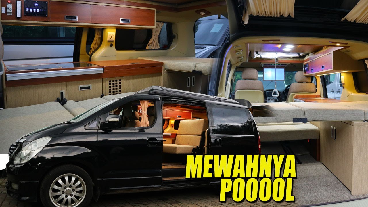 MOTORHOME HYUNDAI H1 BUATAN BAZE, LENGKAP DAN MEWAH