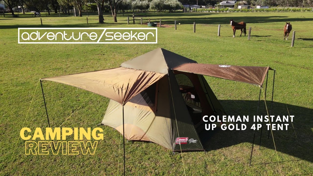 Coleman Instant Up Camping Tent - Good as Gold 4 Person Tent!