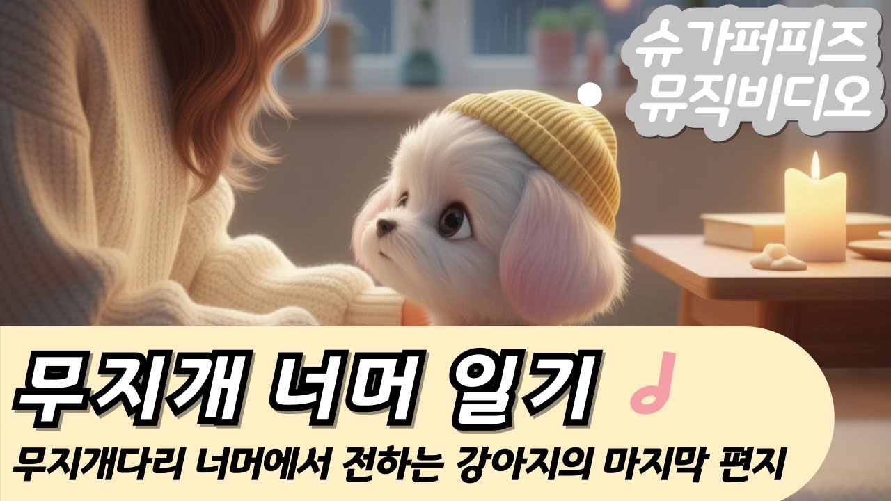 [ 무지개 너머 일기 ] '먼저 무지개다리를 건넌 반려견이 하늘 나라에서 보낸 편지'