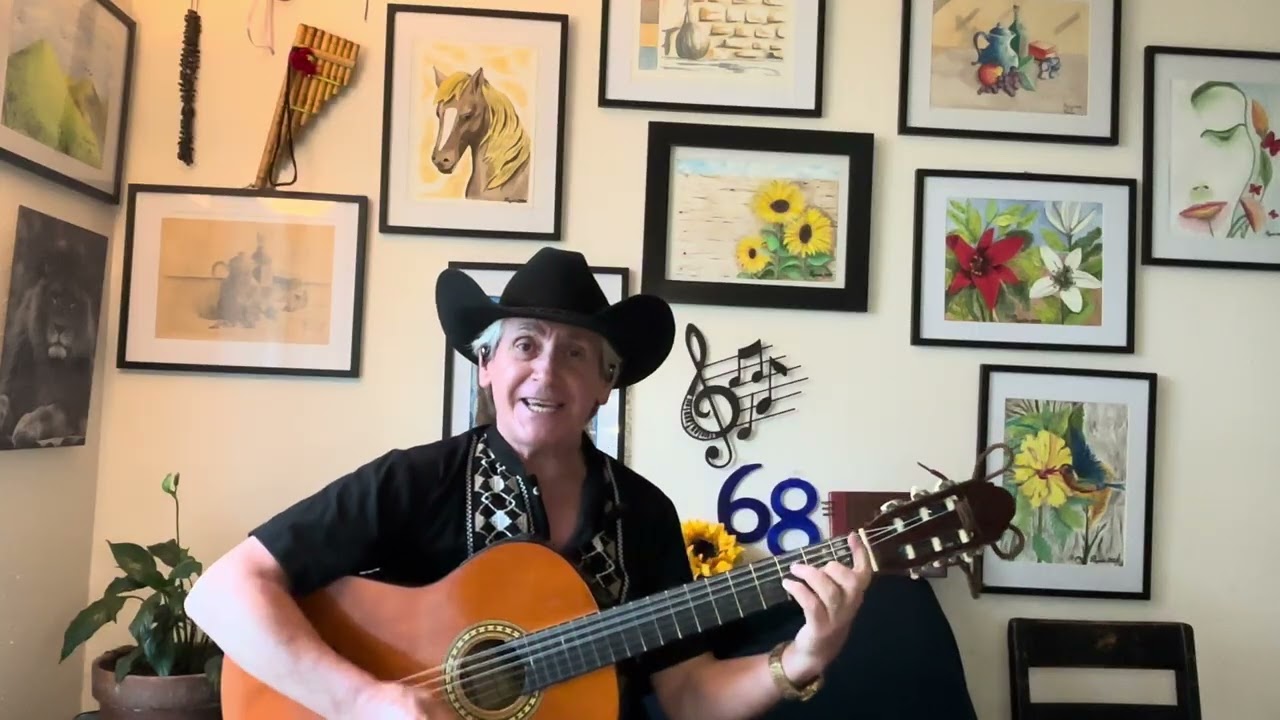 DEJA  QUE  SALGA  LA  LUNA. Cover con pista de mariachi y guitarra acústica.