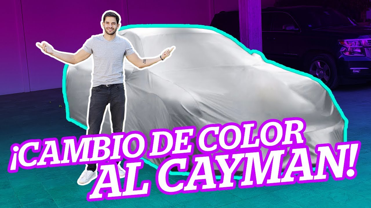 Le hice un WRAP a mi CAYMAN 718 S, &iexcl;LA GENTE NO DEJA DE MIRARLO!