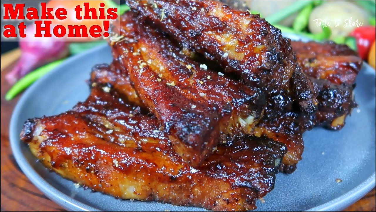 Yummy! Pork Ribs  - Airfyer Recipe❗is So Delicious & TENDER 💯✅  Tastiest ive ever eaten!