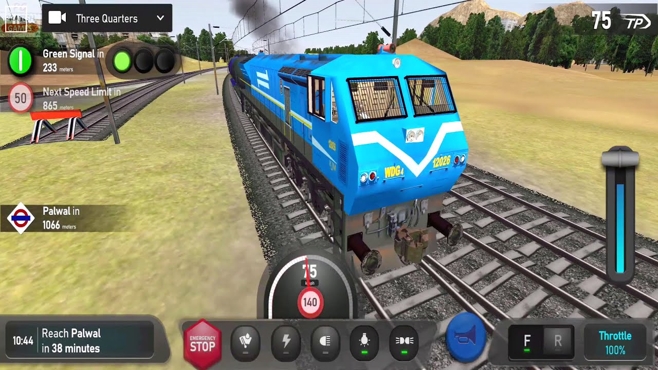 Goods Train Games for Android | Indian Train Simulator Game Android Gameplay | Malgadi Train Game