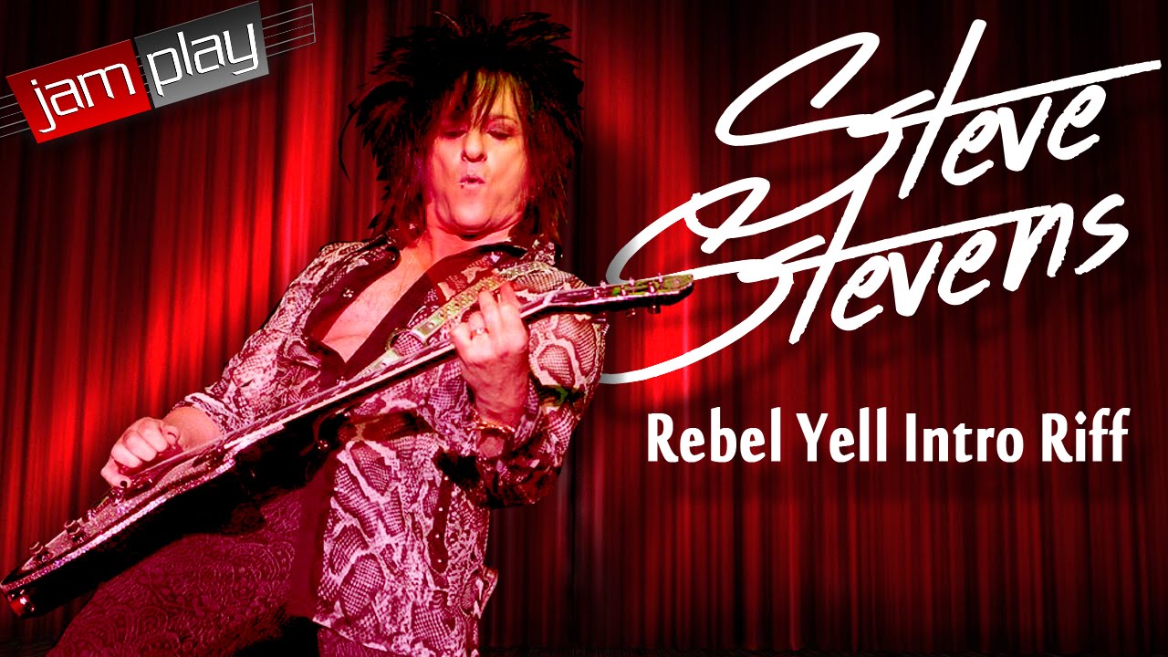 Rebel Yell Guitar Lesson - Intro Riff with Steve Stevens