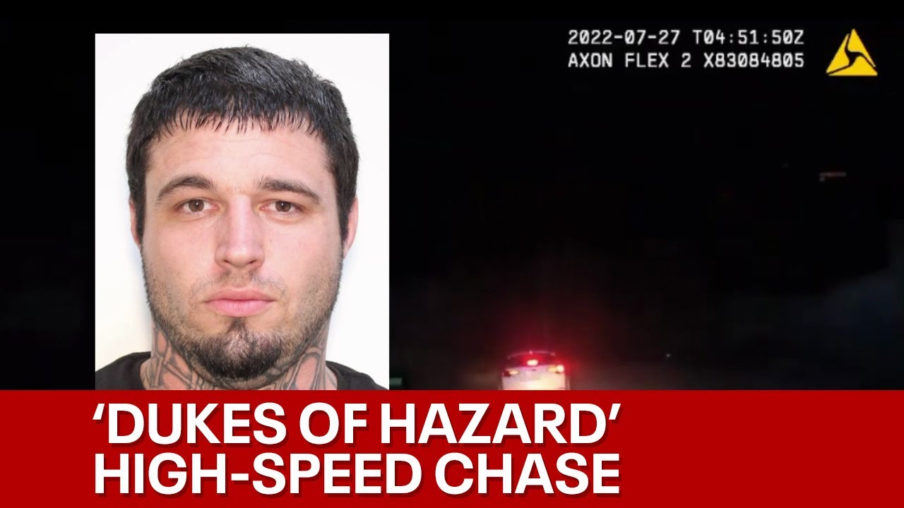Dashcam captures 'reckless' high-speed chase through yards in Coweta County