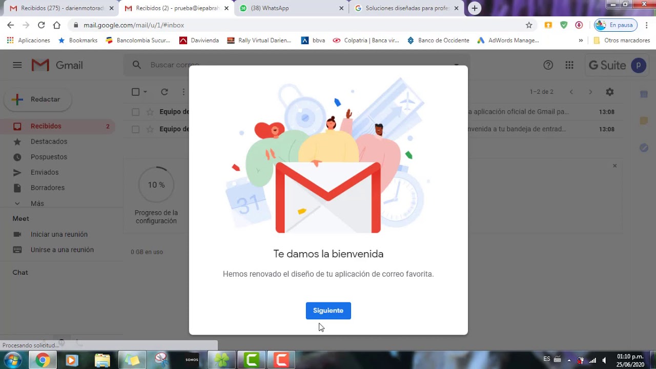 Como ingresar por primera vez a mi correo institucional