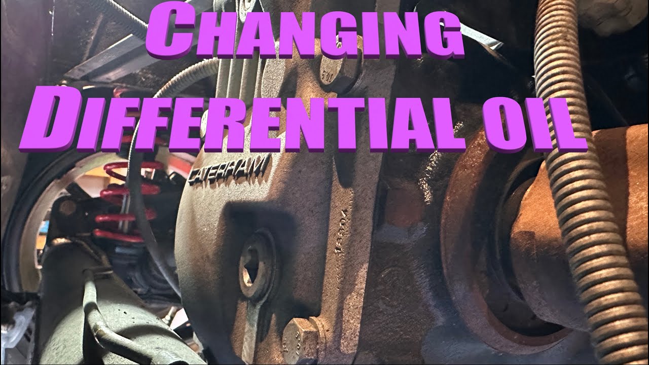 Changing differential oil in my Caterham 310s (BMW Open diff)