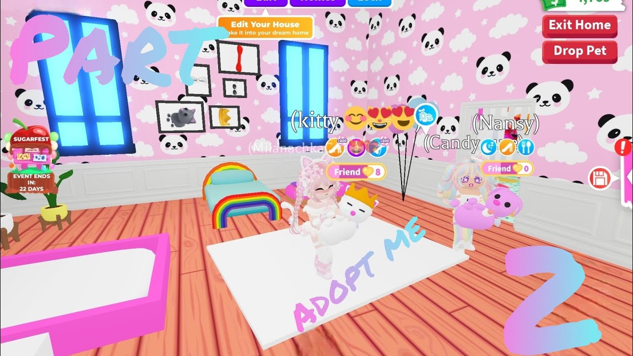 СО СВОЕЙ СЕСТРОЙ ИГРАЮ В Adopt me!! 2 часть #roblox Adopt me#