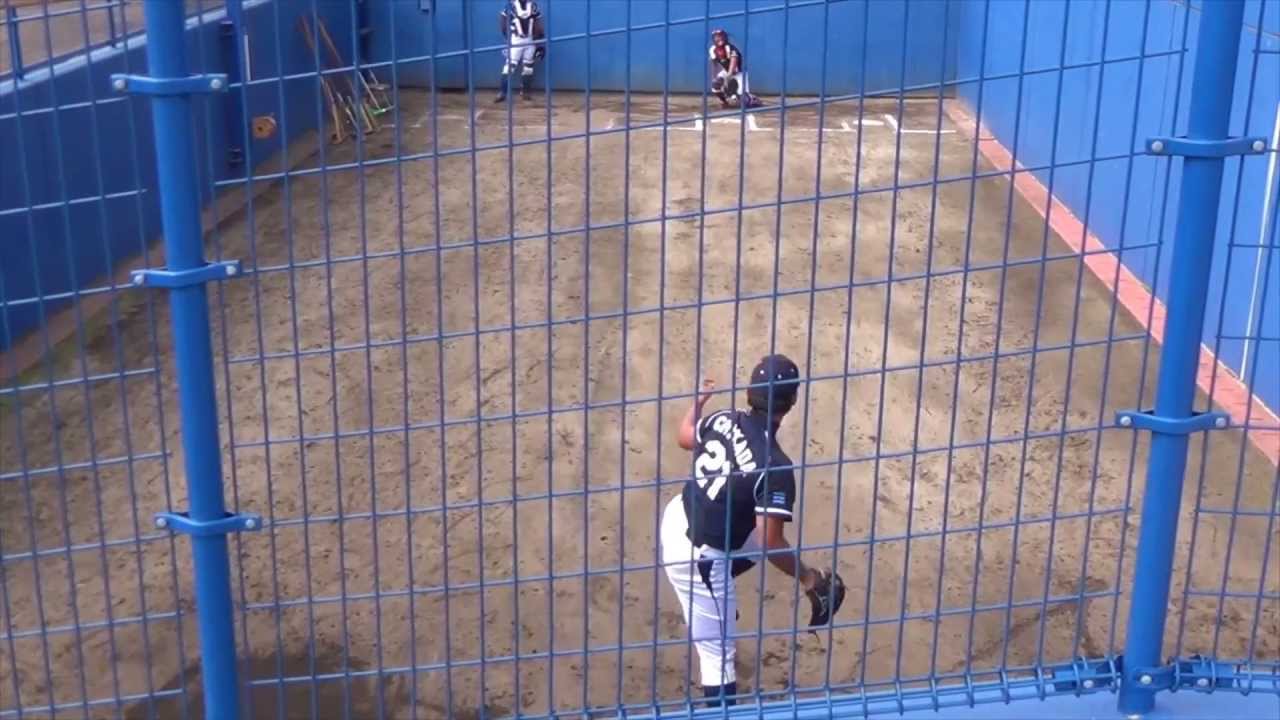 2013/9/13@アクアS JR西日本・近田怜王投手の試合前ブルペン投球