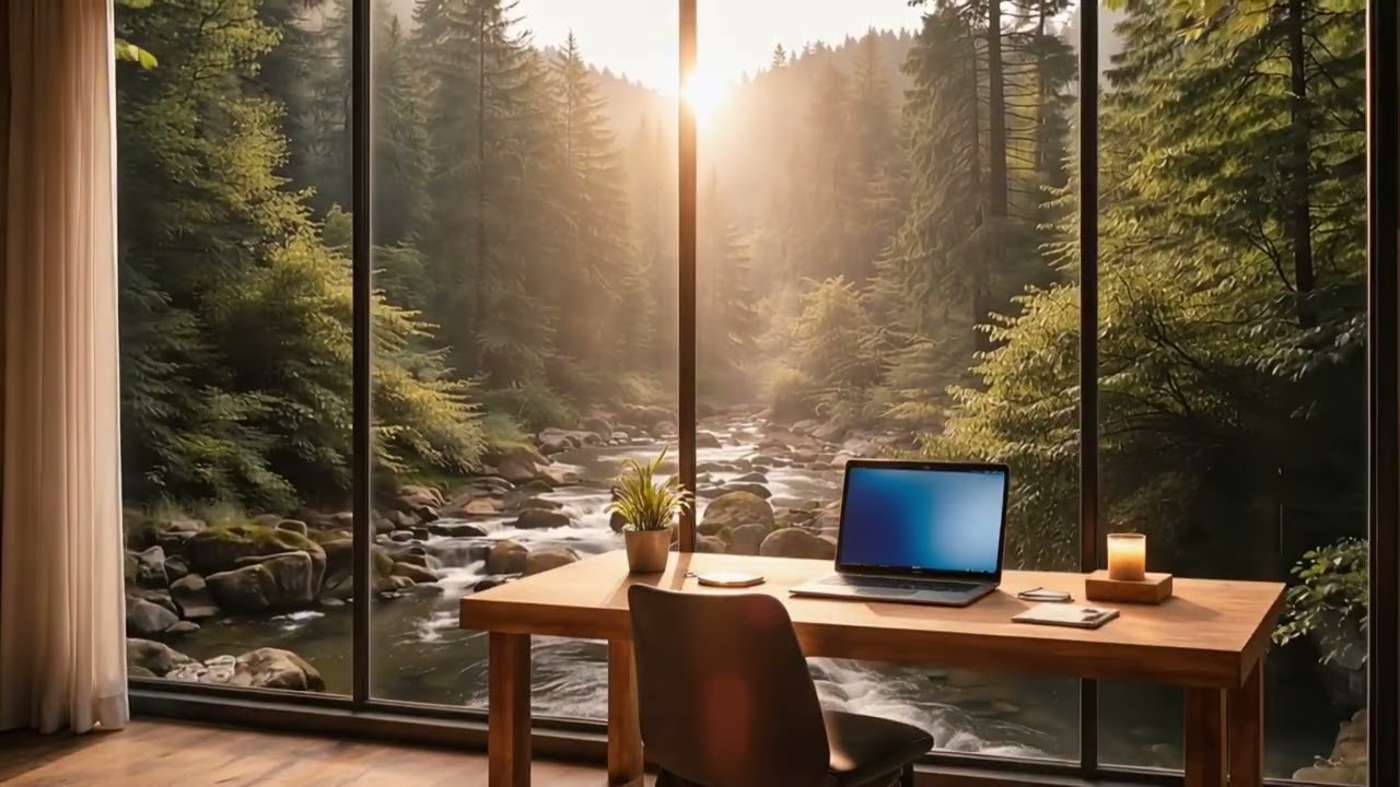 Deep Focus Forest 🌿 Alpha Brainwave Sync | Heart Rhythm Ambient Music for Work & Study