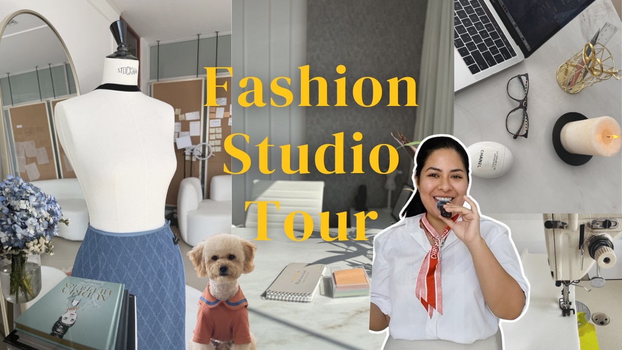 Tour por mi Atelier de Dise&ntilde;o de Moda | Fashion Studio & Couture